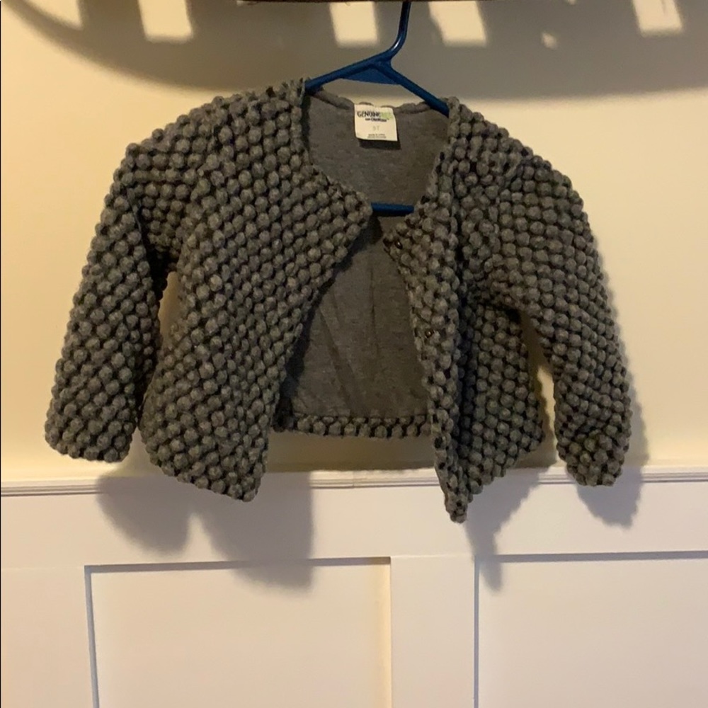Girls Gray Sweater